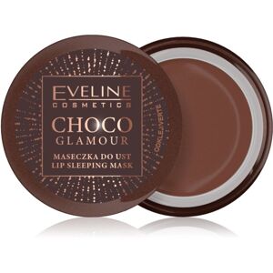 Eveline Cosmetics Choco Glamour nočná regeneračná maska na pery 12 ml