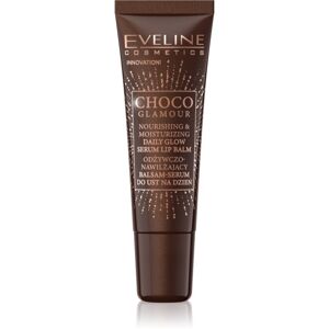 Eveline Cosmetics Choco Glamour vyživujúci a hydratačný balzam na pery 12 ml