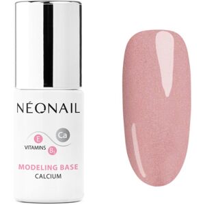 NEONAIL Modeling Base Calcium podkladový lak pre gélové nechty s vápnikom odtieň Pink Quartz 7,2 ml