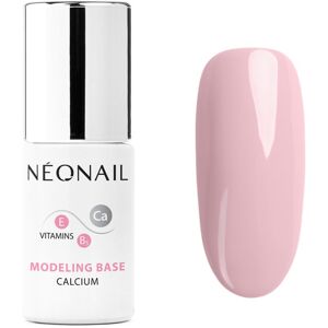 NeoNail Modeling Base Calcium podkladový lak pre gélové nechty s vápnikom odtieň Neutral Pink 7,2 ml