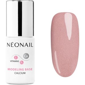 NEONAIL Modeling Base Calcium podkladový lak pre gélové nechty s vápnikom odtieň Bubbly Pink 7,2 ml