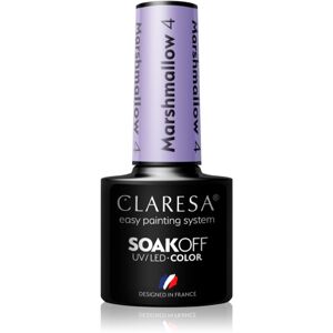 Claresa SoakOff UV/LED Color Marshmallow gélový lak na nechty odtieň 4 5 g