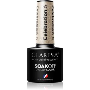 Claresa SoakOff UV/LED Color Celebration gélový lak na nechty odtieň 6 5 g