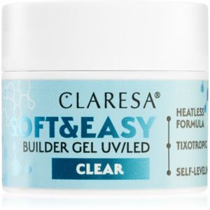 Claresa Soft&Easy Builder Gel podkladový gél na nechty odtieň Clear 12 g