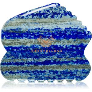 Crystallove Lapis Lazuli Contour Gua Sha masážna pomôcka 1 ks