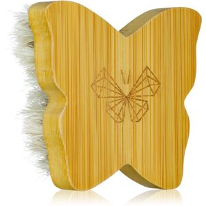Crystallove Bamboo Butterfly Agave Face Brush Travel Size masážna kefa na tvár a dekolt 1 ks