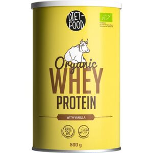 Diet-Food Whey Protein Organic srvátkový proteín v BIO kvalite príchuť Vanilla 500 g