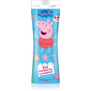 Peppa Pig Shower gel & Shampoo sprchový gél a šampón 2 v 1 pre deti Cherry 300 ml