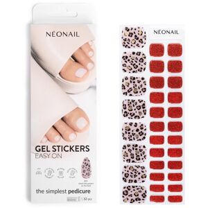 NEONAIL Easy On Gel Stickers nálepky na nechty na nohy odtieň P01 32 ks