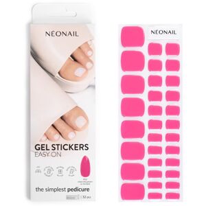NEONAIL Easy On Gel Stickers nálepky na nechty na nohy odtieň P02 32 ks