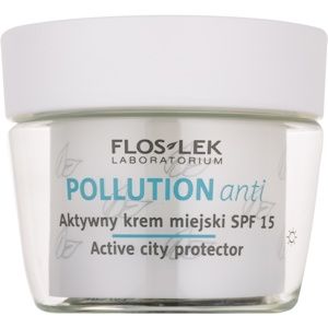 FlosLek Laboratorium Pollution Anti aktívny denný krém SPF 15 50 ml
