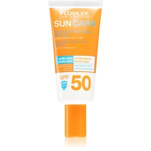 FlosLek Laboratorium Sun Care Derma Anti-Spot ochranný krémový gél na tvár SPF 50 30 ml