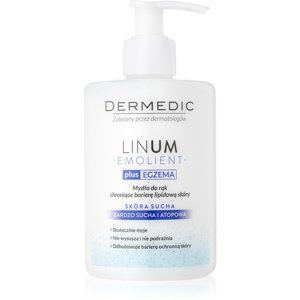 Dermedic Linum Emolient mydlo na ruky pre ochranu lipidovej bariéry 300 ml