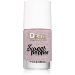Delia Cosmetics Sweet Pepper Black Particles lak na nechty odtieň 03 Capri 11 ml