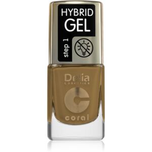 Delia Cosmetics Coral Hybrid Gel gélový lak na nechty bez použitia UV/LED lampy odtieň 124 11 ml