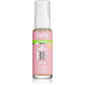 Delia Cosmetics BB So Perfect zmatňujúci BB krém s hydratačným účinkom odtieň 02 Medium 30 ml