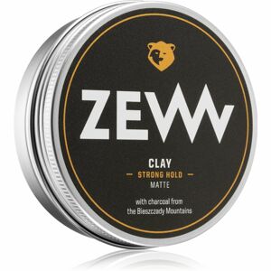 Zew For Men Charcoal Matte Clay tvarujúca matná hlina do vlasov s aktívnym uhlím Strong Hold 100 ml