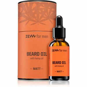 Zew For Men Beard Oil with Hemp Oil olej na bradu s konopným olejom Matt 30 ml