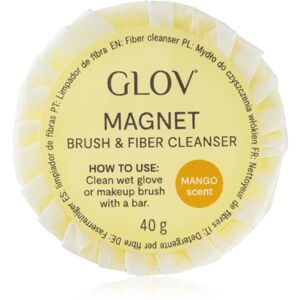 GLOV Accessories Magnet Cleanser Bar čistiace mydlo pre kozmetické štetce vône Mango 40 g
