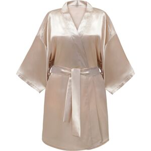 GLOV Bathrobes Kimono-style župan pre ženy satén Sparkling Wine 1 ks