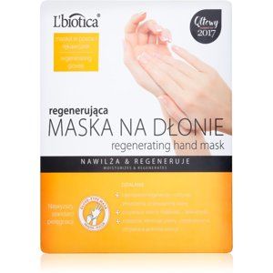L’biotica Masks regeneračná maska na ruky vo forme rukavíc 26 g