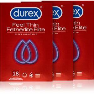 Durex Feel Thin Extra Lubricated 2+1 kondómy 54 ks