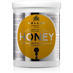 Kallos Honey intenzívna hydratačná maska pre suché a poškodené vlasy 1000 ml