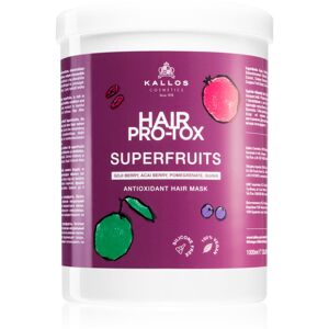 Kallos Hair Pro-Tox Superfruits regeneračná maska pre unavené vlasy bez lesku 1000 ml