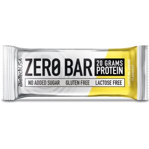 BioTechUSA Zero Bar Protein proteínová tyčinka III. príchuť chocolate & banana 50 g