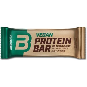 BioTechUSA Vegan Protein Bar proteínová tyčinka vegan príchuť chocolate 50 g