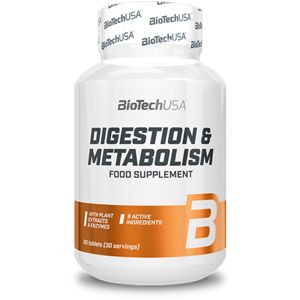 BioTechUSA Digestion & Metabolism tablety na podporu trávenia 60 tbl