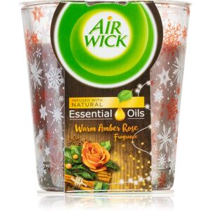 Air Wick Magic Winter Warm Amber Rose vonná sviečka 105 g
