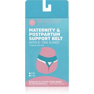 MomCare by Lina Maternity & Postpartum Support Belt tehotenský a popôrodný podporný pás na zmiernenie panvových bolestí S-M 100 cm 1 ks