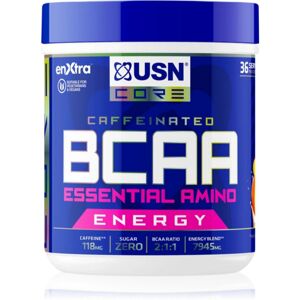 USN BCAA Essential Amino Energy regenerácia a rast svalov príchuť Mango - Orange 400 g
