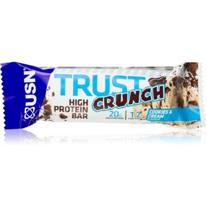 USN Trust Crunch proteínová tyčinka príchuť Cookies & Cream 60 g