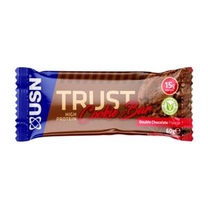 USN Trust Cookie Bar proteínová tyčinka príchuť Double Chocolate 60 g