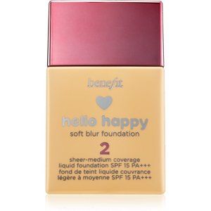Benefit Hello Happy tekutý make-up SPF 15 odtieň 02 30 ml