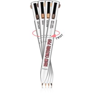 Benefit Brow Contour Pro dlhotrvajúca ceruzka na obočie 4 v 1 odtieň 04 Brown - Black / Light 4x0.1 g