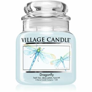 Village Candle Dragonfly vonná sviečka (Glass Lid) 389 g