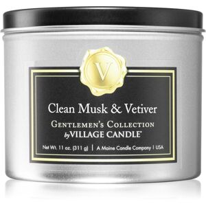 Village Candle Gentlemen's Collection Clean Musk & Vetiver vonná sviečka I. 311 g