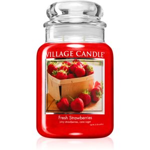 Village Candle Fresh Strawberries vonná sviečka 602 g