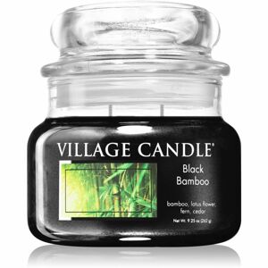 Village Candle Black Bamboo vonná sviečka (Glass Lid) 262 g