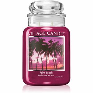 Village Candle Palm Beach vonná sviečka (Glass Lid) 602 g