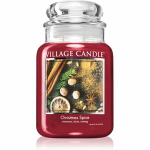 Village Candle Christmas Spice vonná sviečka (Glass Lid) 602 g