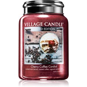 Village Candle Cherry Coffee Cordial vonná sviečka 602 g