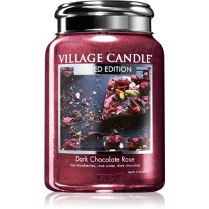 Village Candle Dark Chocolate Rose vonná sviečka 602 g