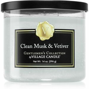 Village Candle Gentlemen's Collection Clean Musk & Vetiver vonná sviečka 396 g