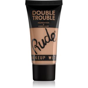 Rude Double Trouble krémový korektor make-up v jednom odtieň 87931 Linen 30 ml