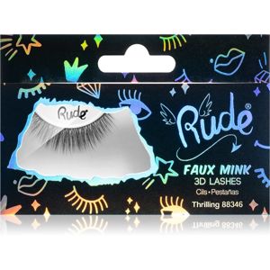 Rude Cosmetics Essential Faux Mink 3D Lashes nalepovacie mihalnice typ Thrilling 2 ks