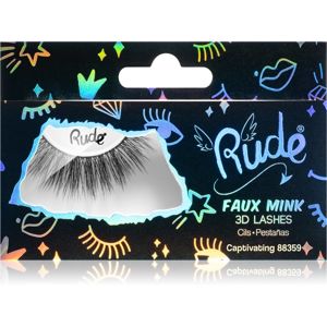 Rude Cosmetics Essential Faux Mink 3D Lashes nalepovacie mihalnice Captivating